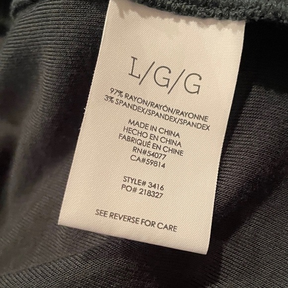 CAbi Carefree T Hunter Green Knit Tunic oversized spandex soft stretch capsule L - Picture 4 of 7